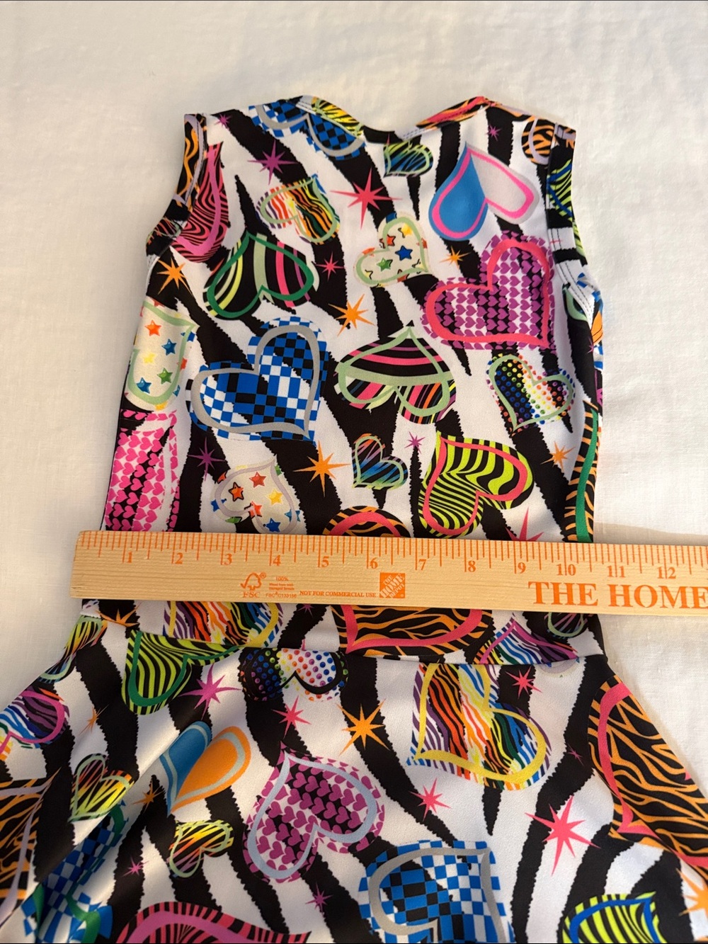Dori Creations Multicolor Heart Print dress. Drop waist sz 6 - Picture 7 of 7